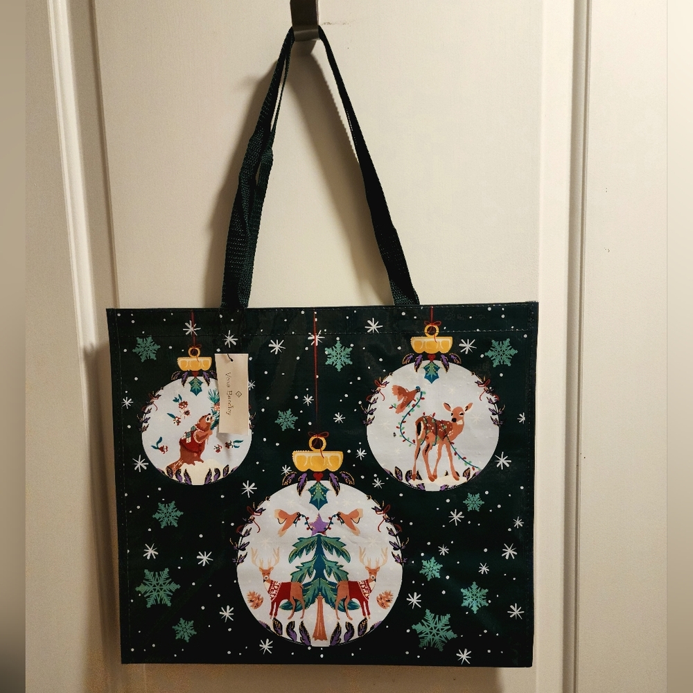 Vera Bradley Merry Mischief Ornaments Market Tote